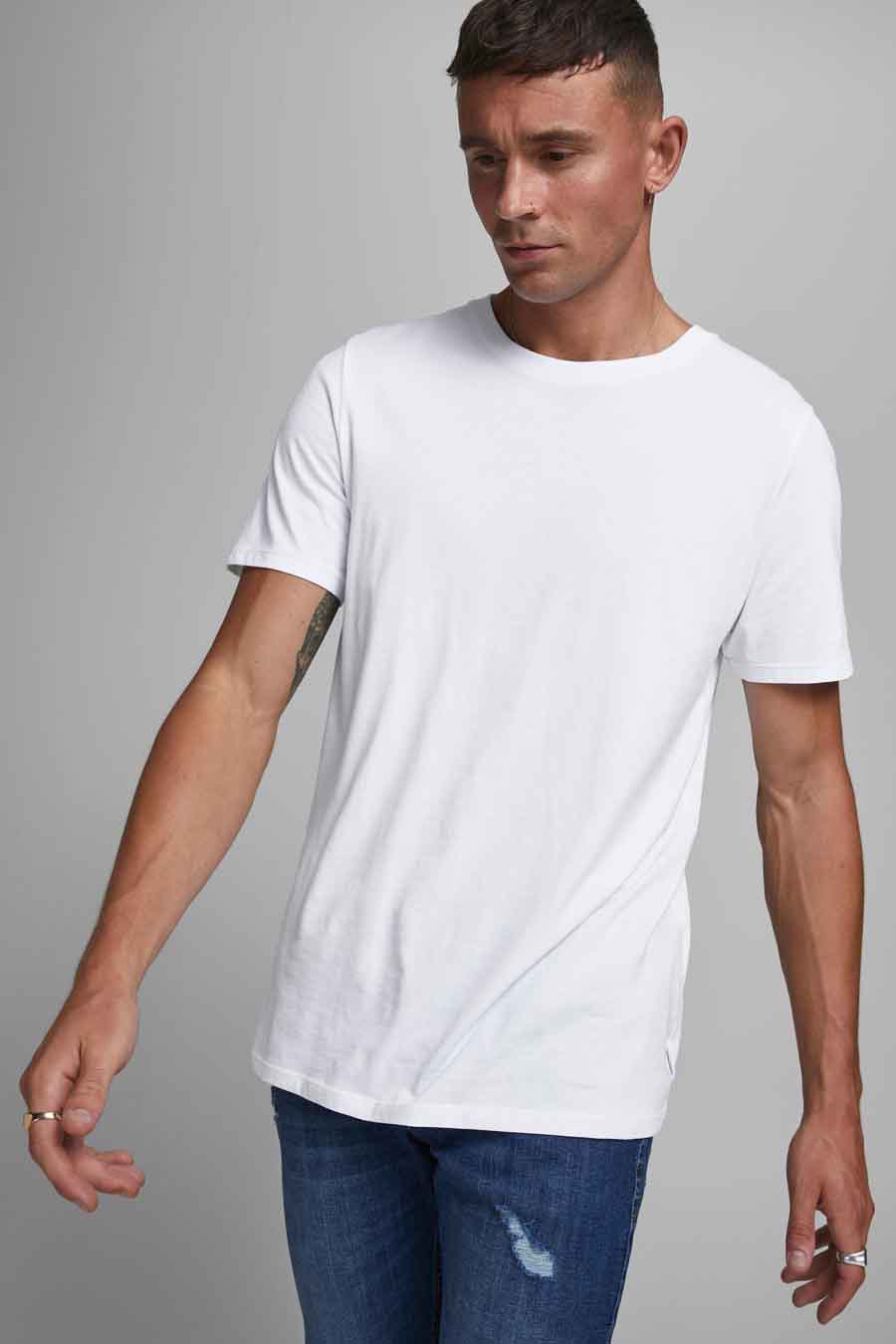 T-shirt - blanc - CORE BY JACK & JONES