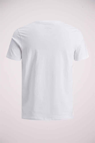 T-shirt blanc de CORE BY JACK & JONES, vu par derrière.