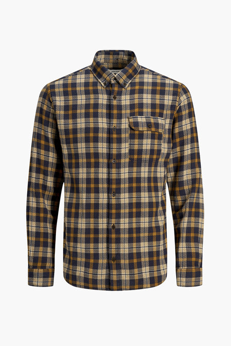 Chemise (manches longues) brun - ORIGINALS BY JACK & JONES