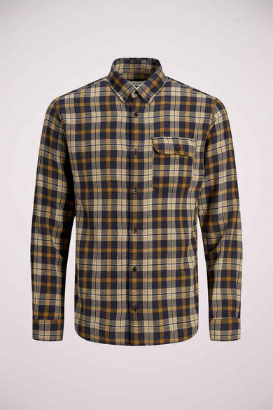 Chemise (manches longues) brun - ORIGINALS BY JACK & JONES