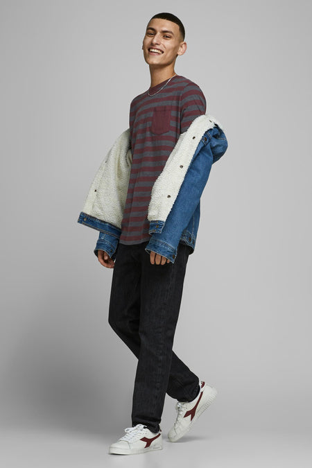 T-shirt (manches courtes) bordeaux - ORIGINALS BY JACK & JONES