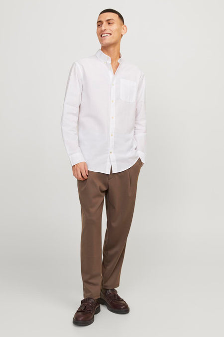 Chemise (manches longues) Blanc - PREMIUM by JACK & JONES