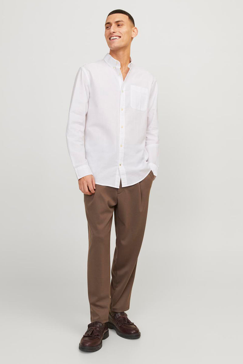 Chemise (manches longues) Blanc - PREMIUM by JACK & JONES