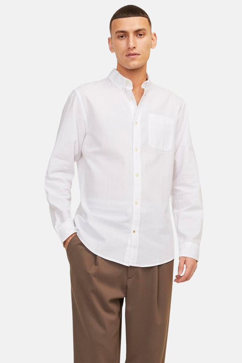Chemise (manches longues) Blanc - PREMIUM by JACK & JONES