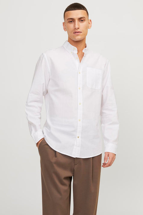 Chemise (manches longues) blanc - PREMIUM by JACK & JONES