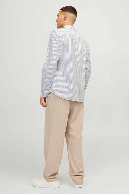 Chemise à manches longues - bleu