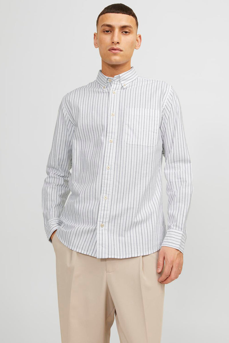 Chemise à manches longues - bleu