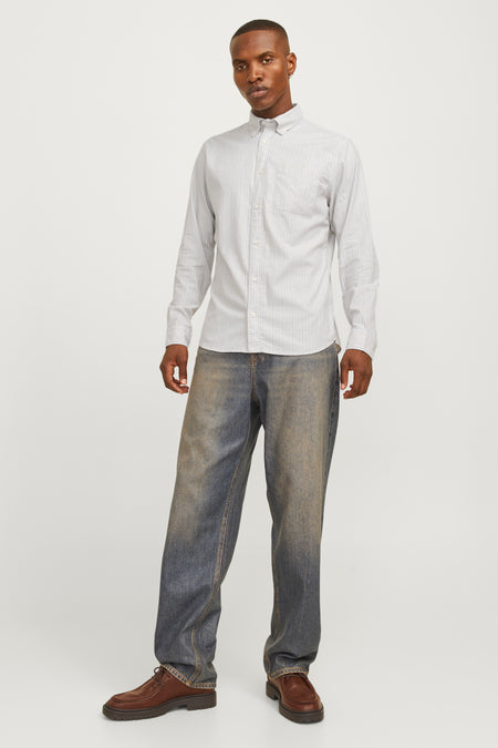 Chemise (manches longues) Écru - PREMIUM by JACK & JONES