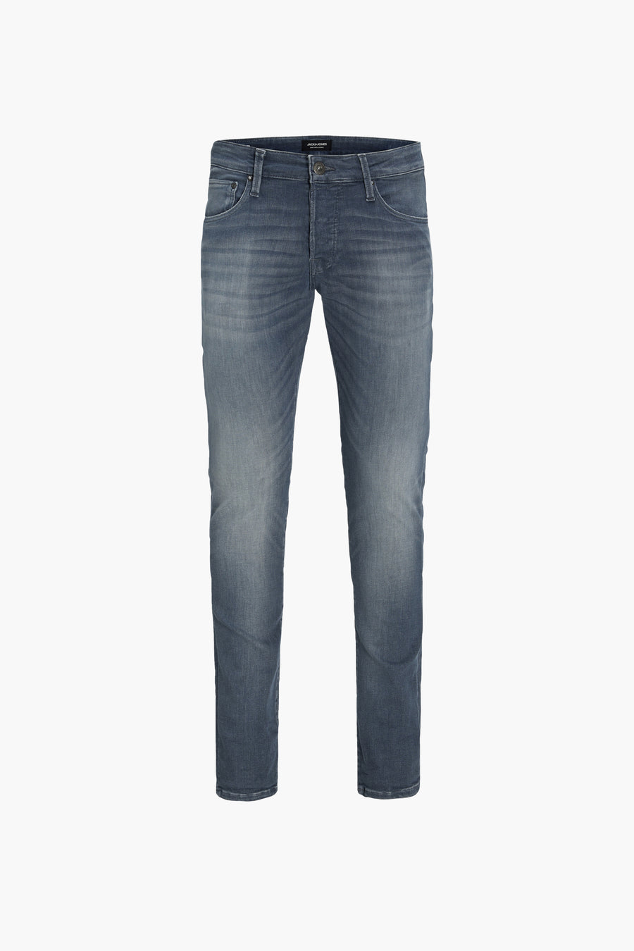Jean slim - denim gris moyen