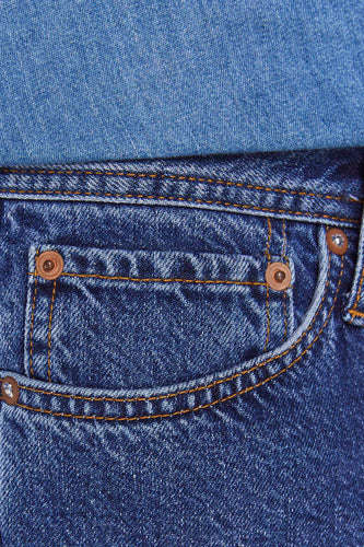 Jean &agrave; coupe carrot - bleu - JACK & JONES JEANS INTELLIGENCE
