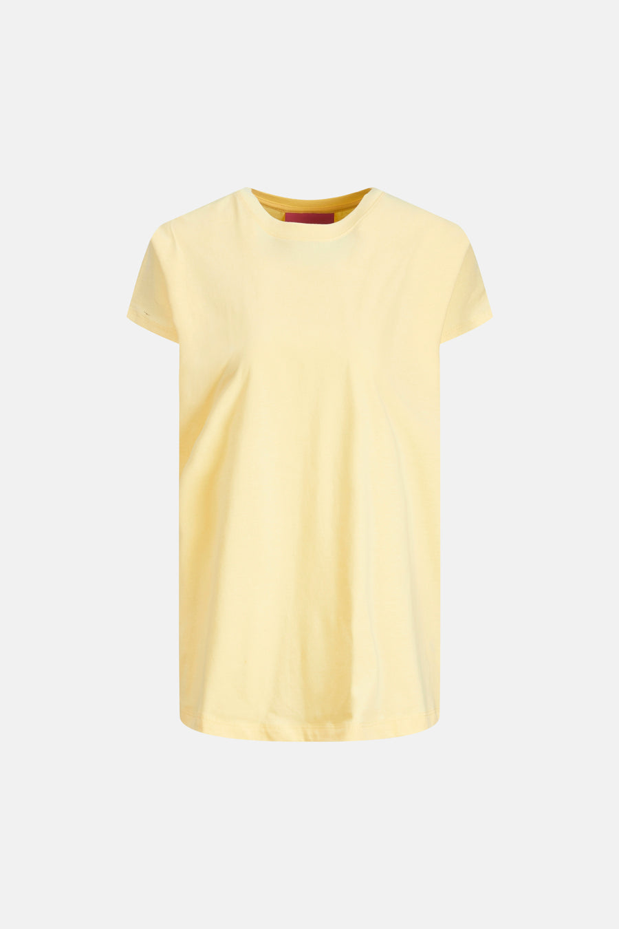 T-shirt jaune de JJXX, couleur unie avec col rond et manches courtes.