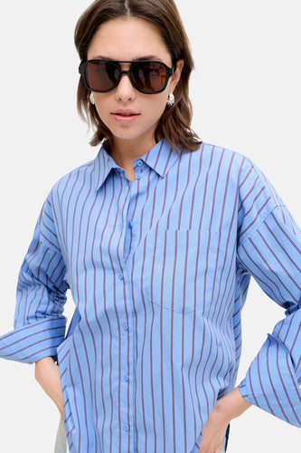 Chemisier (manches longues) bleu - JJXX - JJXX - 8