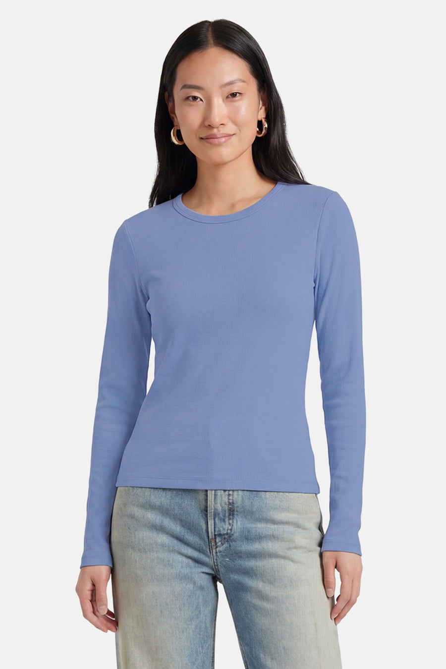 T-shirt à manches longues - bleu