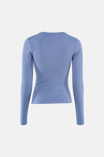 T-shirt à manches longues - bleu