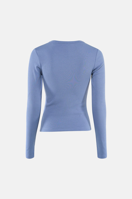 T-shirt à manches longues - bleu