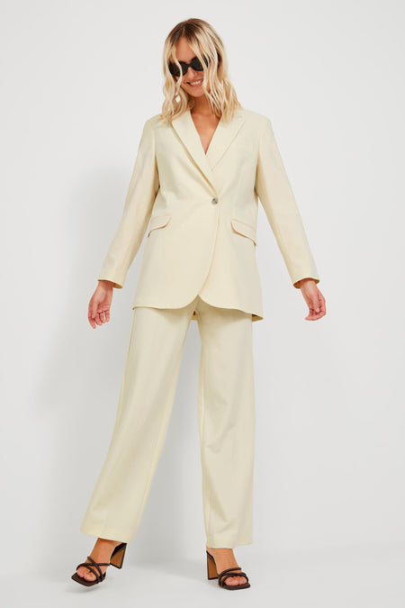 Pantalon costume - ecru