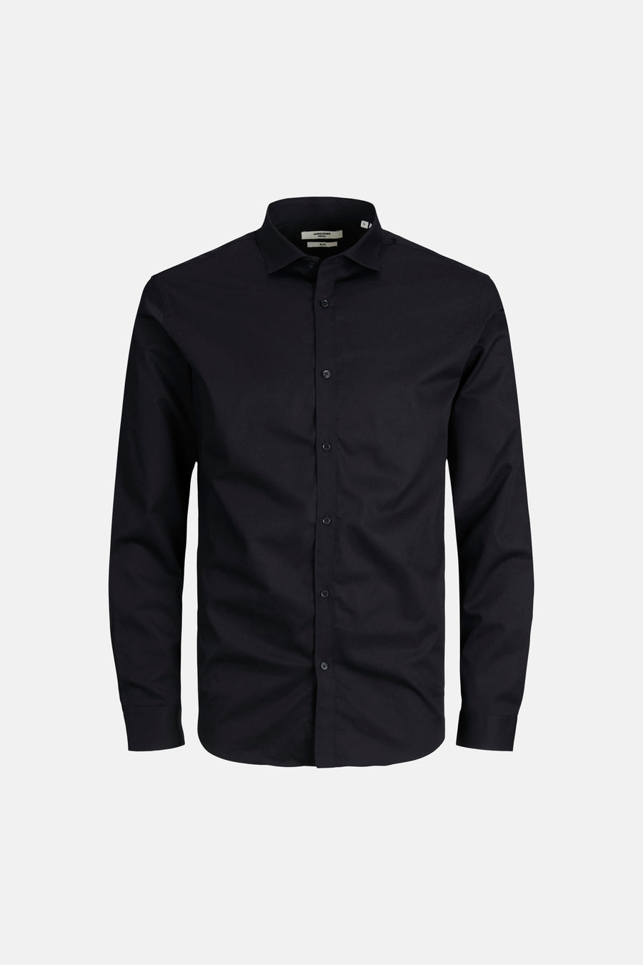 Chemise noire à manches longues et fermeture boutonnée de PREMIUM by JACK & JONES.