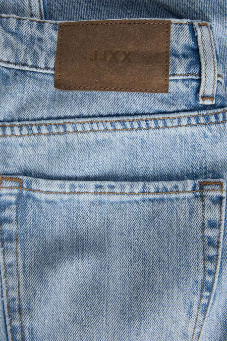 Jean &agrave; coupe droite - bleu