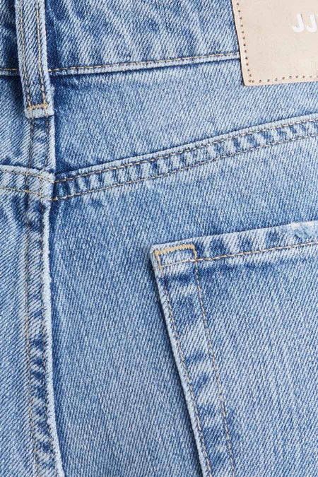 Jean &agrave; coupe droite - bleu