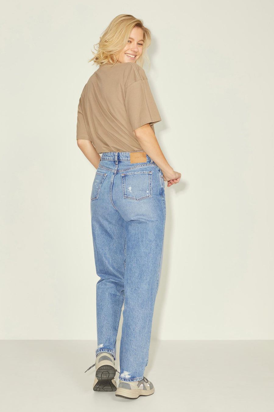 Jean droit - denim bleu moyen