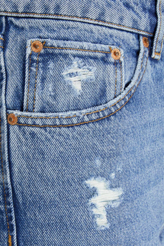 Jean droit - denim bleu moyen
