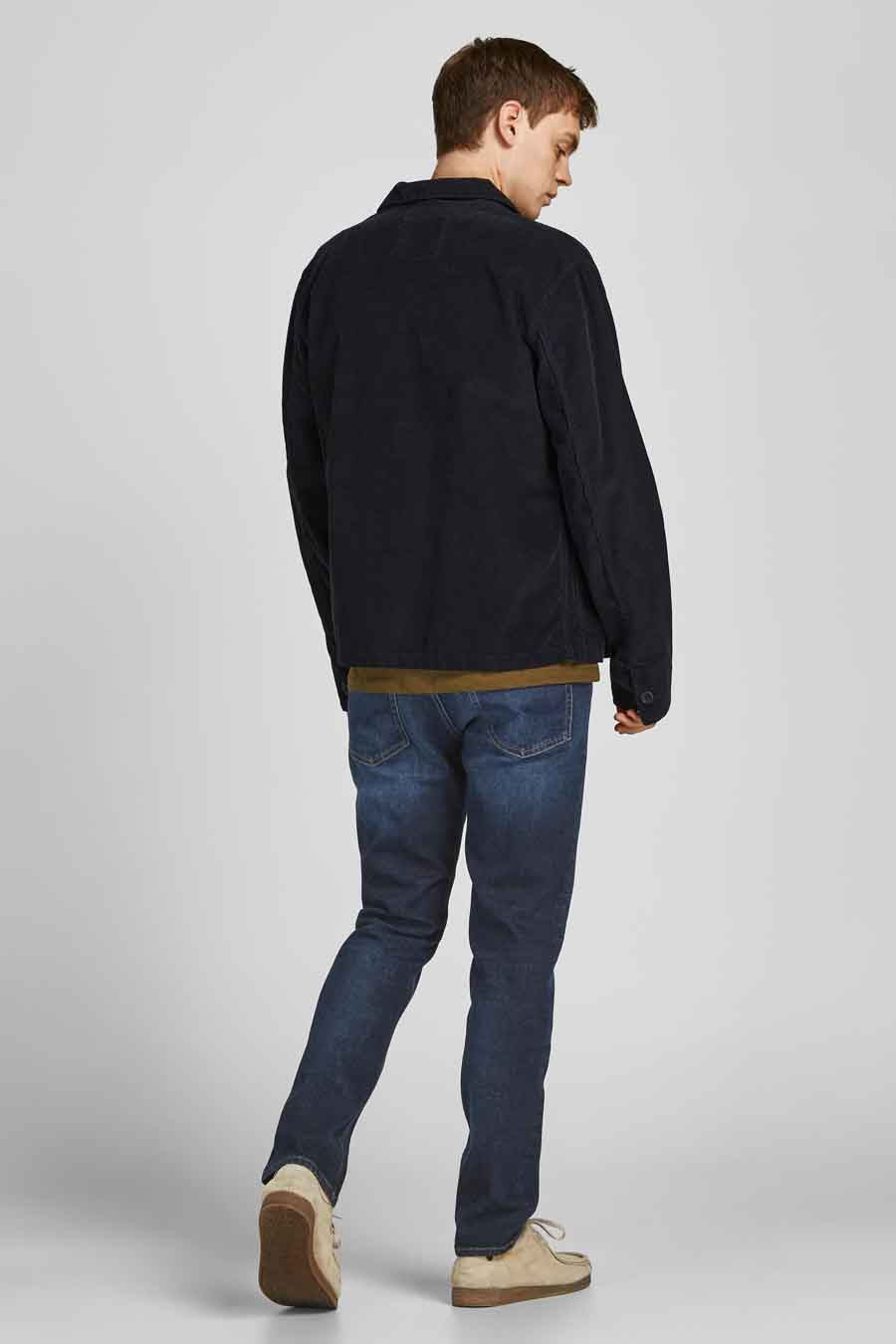 Jean &agrave; coupe droite - bleu
