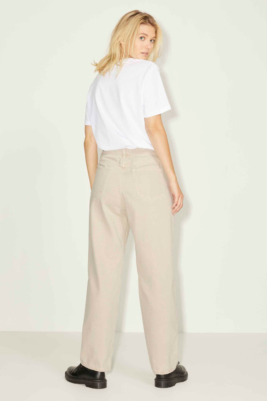 Jean &agrave; coupe droite - beige - JJXX - 2