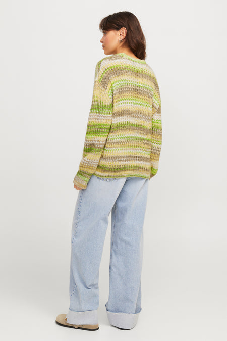 JXSIMONE SPACE DYE CREW NECK KNIT SN