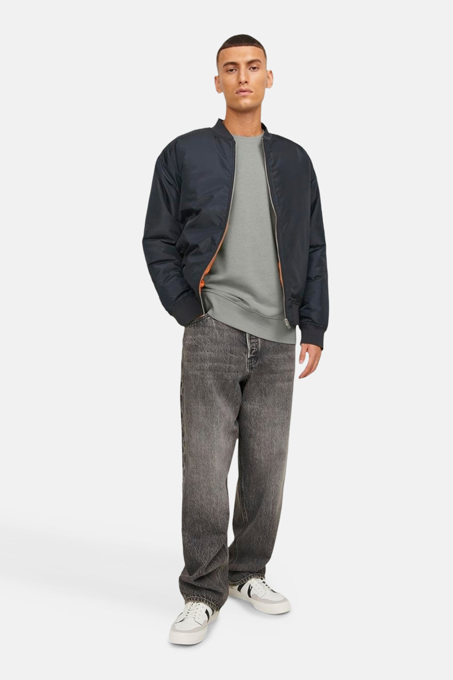 Sweat col O gris - CORE BY JACK & JONES - CORE BY JACK & JONES