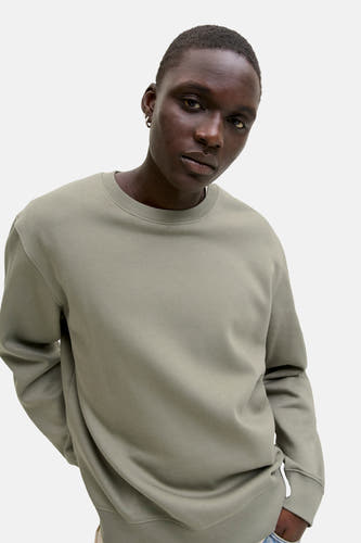 Gilet de coton de CORE BY JACK & JONES, avec col rond et manches longues.