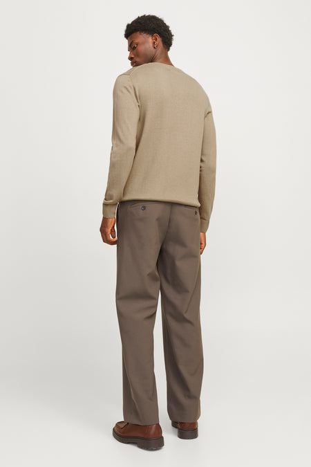 Pull col O Beige - PREMIUM BLUE by JACK & JONES