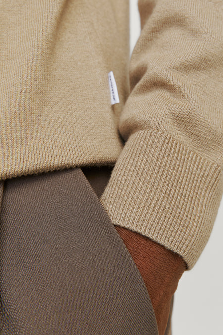 Pull col O Beige - PREMIUM BLUE by JACK & JONES