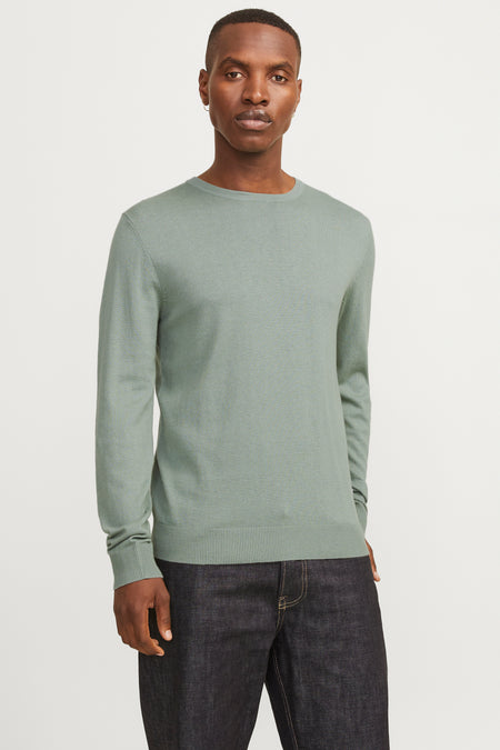 Pull col O vert - PREMIUM BLUE by JACK & JONES