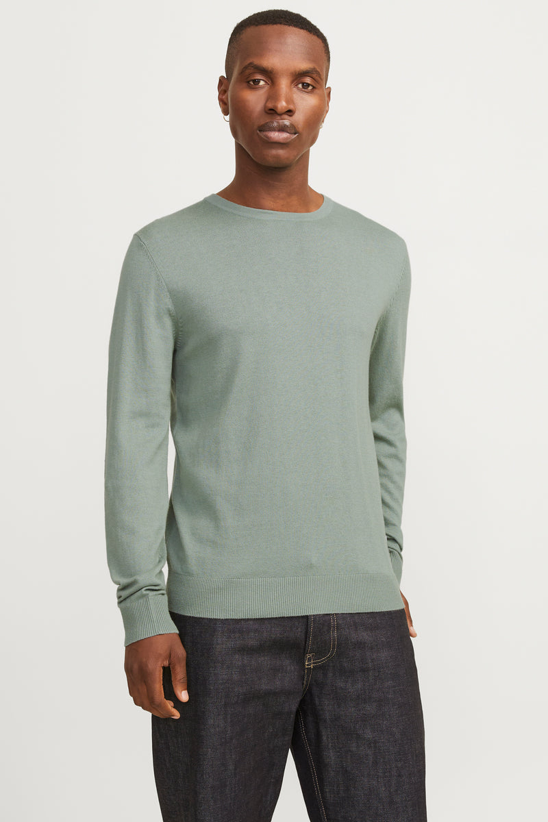 Pull col O vert - PREMIUM BLUE by JACK & JONES