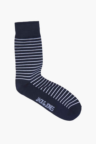 Chaussettes bleues d'ACCESSORIES BY JACK & JONES, avec un motif rayé.
