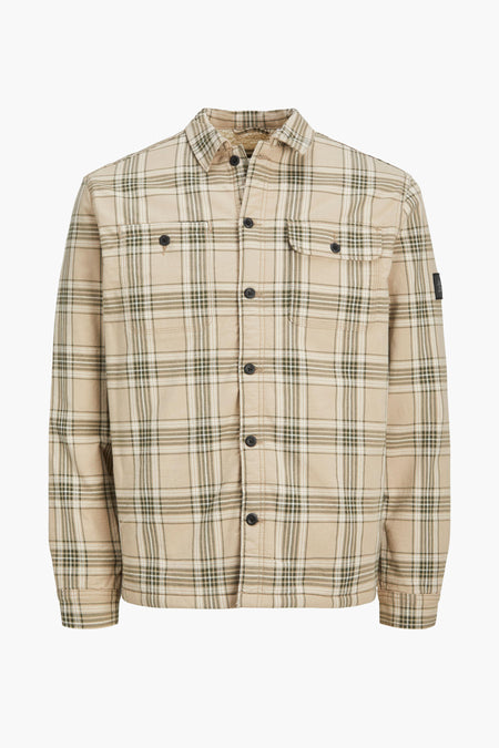 JCOBEN CLASSIC TEDDY OVERSHIRT LS