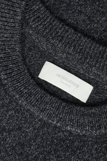 Pull à col rond - noir