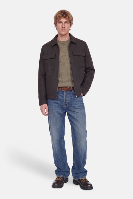 Pull col O beige - PREMIUM by JACK & JONES