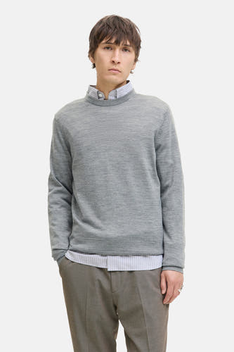 Pull col O gris - PREMIUM by JACK & JONES