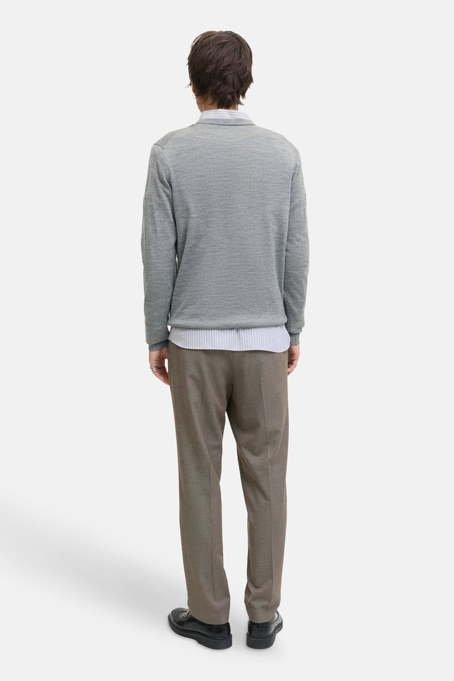 Pull col O gris - PREMIUM by JACK & JONES