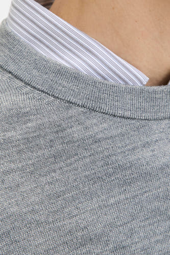 Pull col O gris - PREMIUM by JACK & JONES