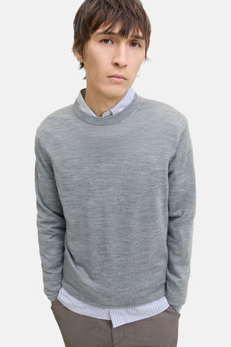 Pull col O gris - PREMIUM by JACK & JONES