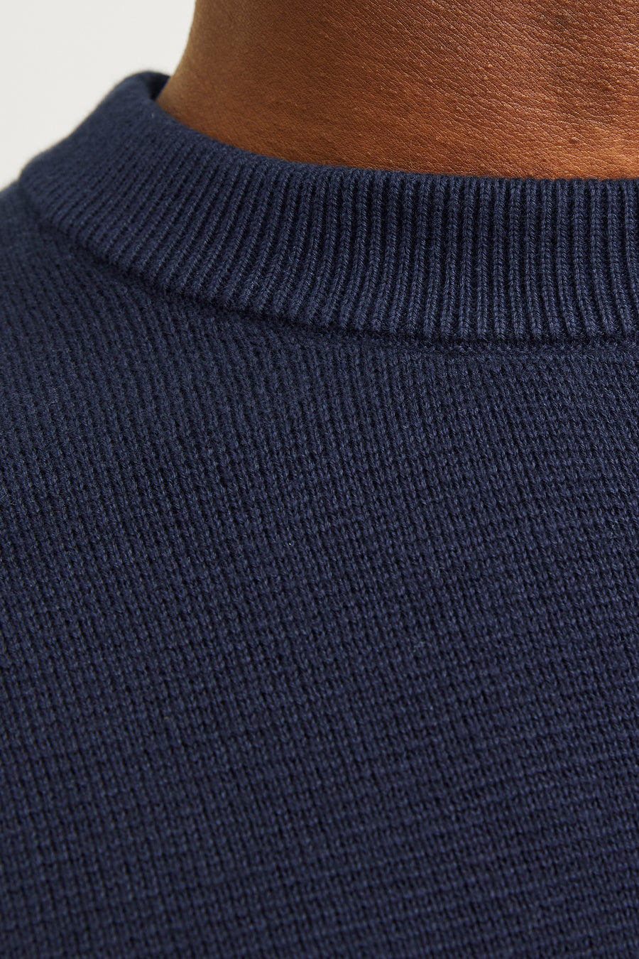 Pull à col rond - bleu - PREMIUM by JACK & JONES