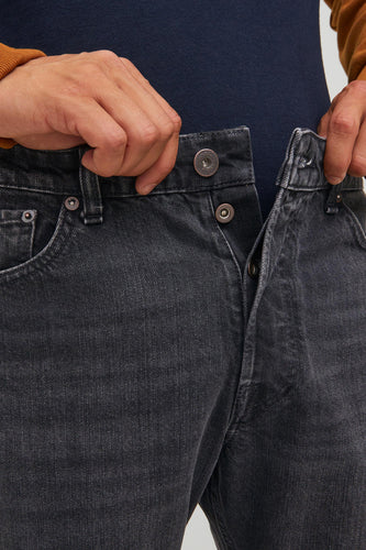 Jean &agrave; coupe carrot - gris - JACK & JONES JEANS INTELLIGENCE - 8