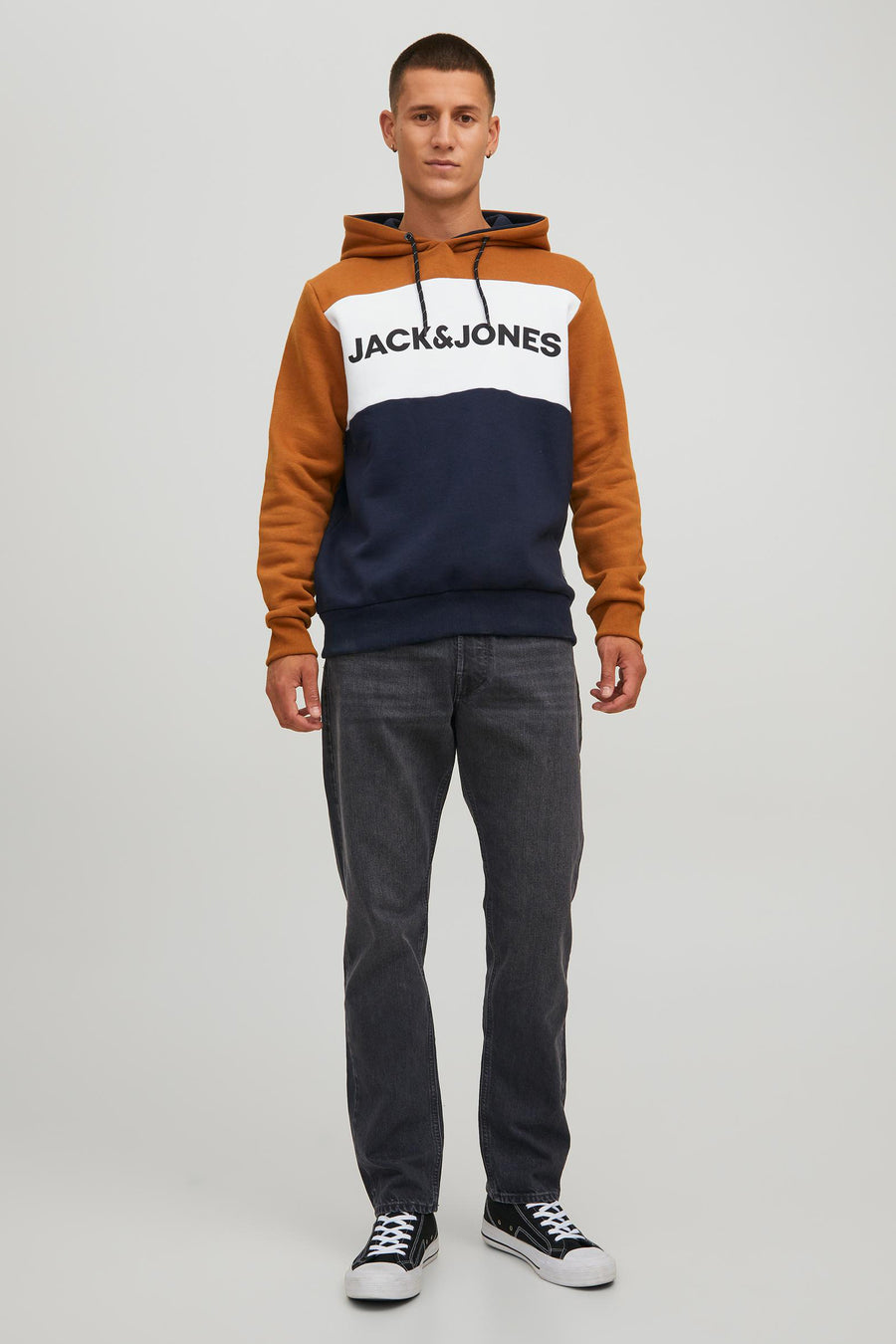 Jean &agrave; coupe carrot - gris - JACK & JONES JEANS INTELLIGENCE - 5