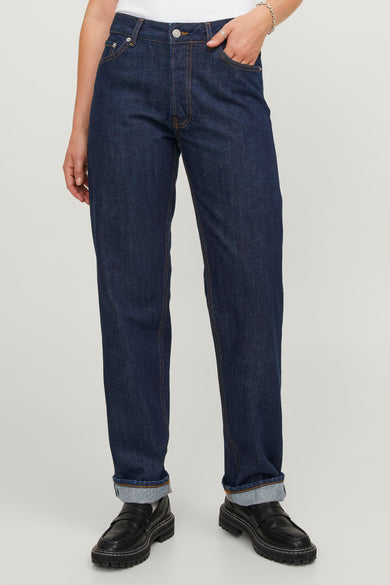 Jean &agrave; coupe droite - bleu