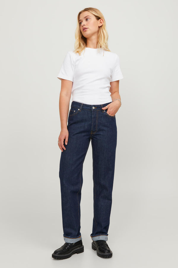 Jeans straight Dark blue denim - JJXX