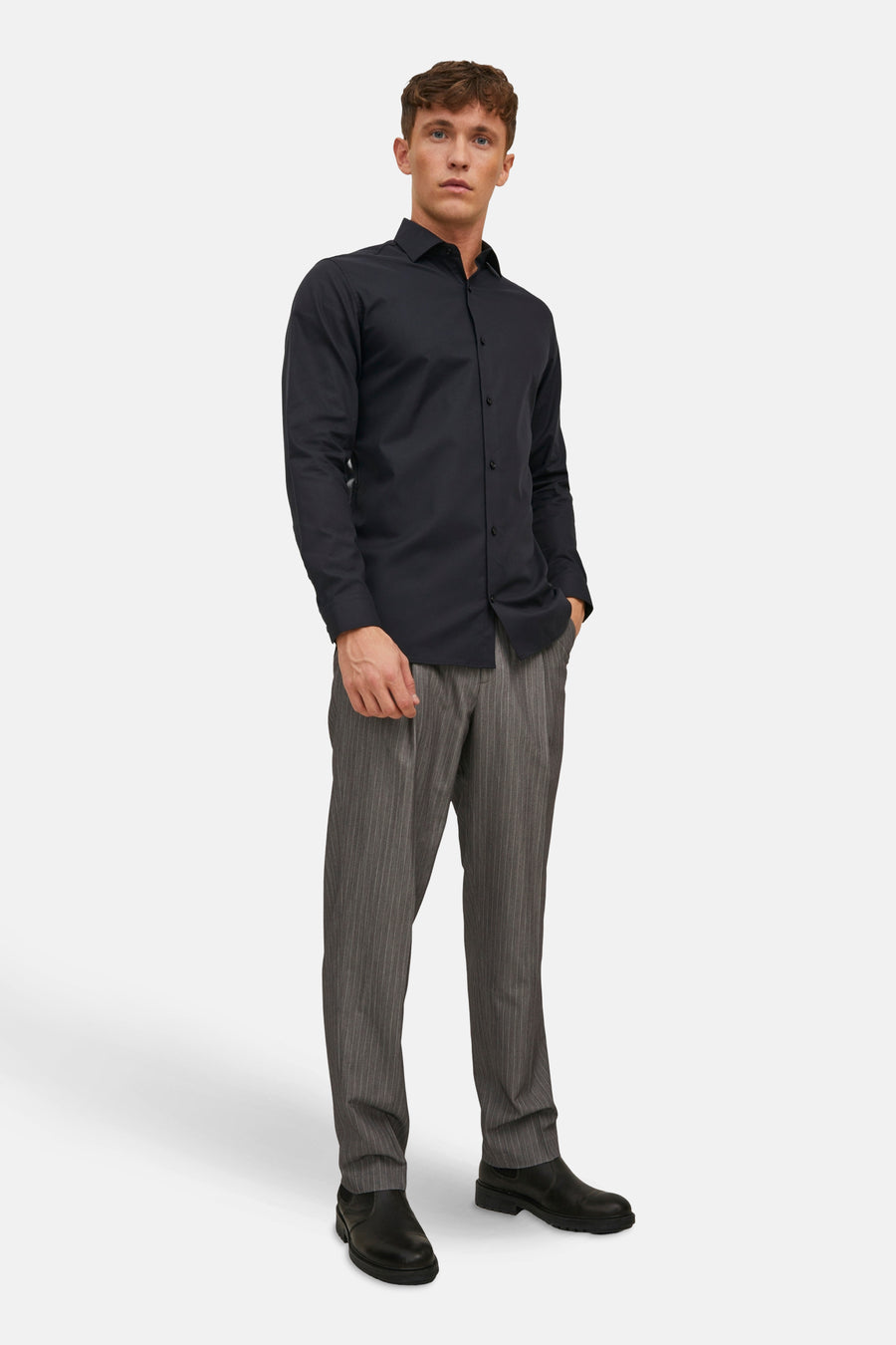Chemise &agrave; manches longues - noir - PREMIUM by JACK & JONES