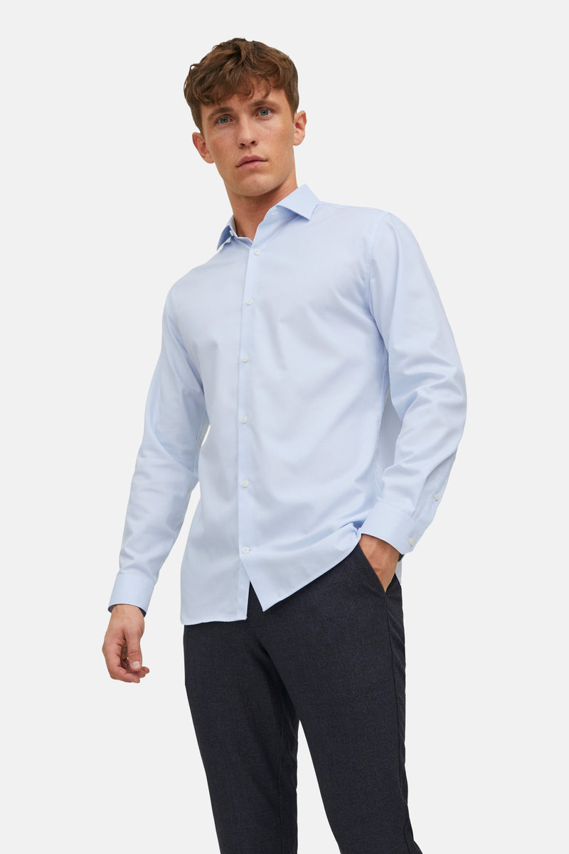 Chemise (manches longues) Bleu - PREMIUM by JACK & JONES
