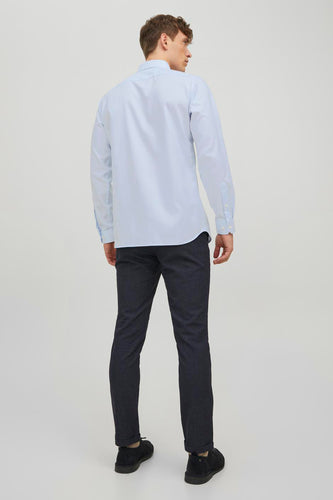 Chemise &agrave; manches longues - bleu